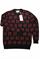 Mens Designer Clothes | GUCCI Men's Stripe Knitted Black Sweater With GG Logo 107 View 6