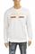 Mens Designer Clothes | GUCCI Men's cotton sweatshirt with logo front print 110 View 1