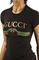 Womens Designer Clothes | GUCCI Women's Fashion Short Sleeve Top #209 View 4