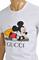 Mens Designer Clothes | DISNEY x GUCCI men's T-shirt with front vintage logo 273 View 4