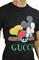 Mens Designer Clothes | GUCCI men's T-shirt with front vintage logo 281 View 4