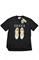 Mens Designer Clothes | GUCCI Men's Cotton T-shirt With Front Shoes print 317 View 7