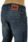 Mens Designer Clothes | PRADA Men's Normal Fit Wash Denim Jeans #22 View 1
