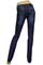 Womens Designer Clothes | PRADA LADIES JEANS In Navy Blue Color #5 View 3