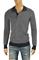 Mens Designer Clothes | PRADA Men's Knitted Polo Stile Sweater #13 View 1