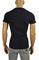 Mens Designer Clothes | PRADA Men's cotton T-shirt with print in navy blue #105 View 2