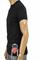 Mens Designer Clothes | PRADA Men's cotton T-shirt with print in black 108 View 5