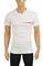 Mens Designer Clothes | PRADA Men's cotton t-shirt with front logo appliquÃ© 110 View 1