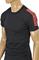 Mens Designer Clothes | PRADA Men's t-shirt with shoulders logo appliquÃ© 113 View 4