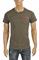 Mens Designer Clothes | PRADA Men's t-shirt with front logo appliquÃ© 114 View 1