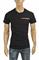 Mens Designer Clothes | PRADA Men's t-shirt with front logo appliquÃ© 115 View 1