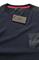 Mens Designer Clothes | PRADA Men's Short Sleeve Fitted Tee In Navy Blue #90 View 6