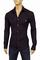 Mens Designer Clothes | VERSACE Men's Dress Shirt In Black #133 View 1
