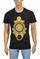 Mens Designer Clothes | VERSACE men's t-shirt with front print 117 View 1