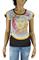 Womens Designer Clothes | VERSACE Women's Fashion Short Sleeve Tee #102 View 1