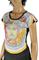 Womens Designer Clothes | VERSACE Women's Fashion Short Sleeve Tee #102 View 3