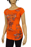 TodayFashion Ladies Open Back Short Sleeve Top #26 - Click Image to Close