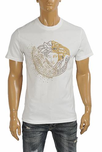 VERSACE men's t-shirt with front medusa print 115 - Click Image to Close