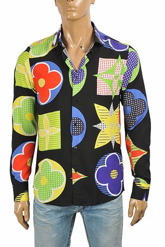 LOUIS VUITTON men's monogram colored long sleeve shirt 13 - Click Image to Close