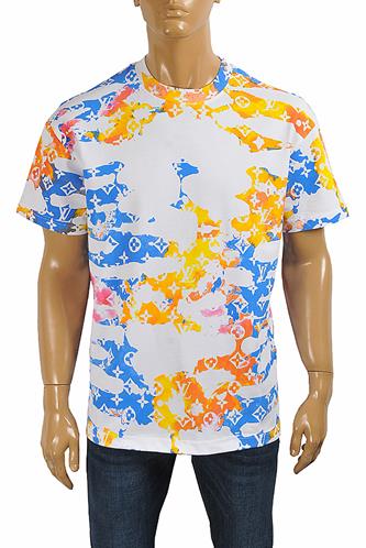 LOUIS VUITTON men's monogram printed t-shirt 17 - Click Image to Close