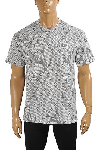 LOUIS VUITTON men's monogram print t-shirt 22 - Click Image to Close