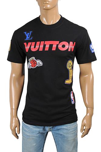 LOUIS VUITTON men's monogram print t-shirt 30 - Click Image to Close